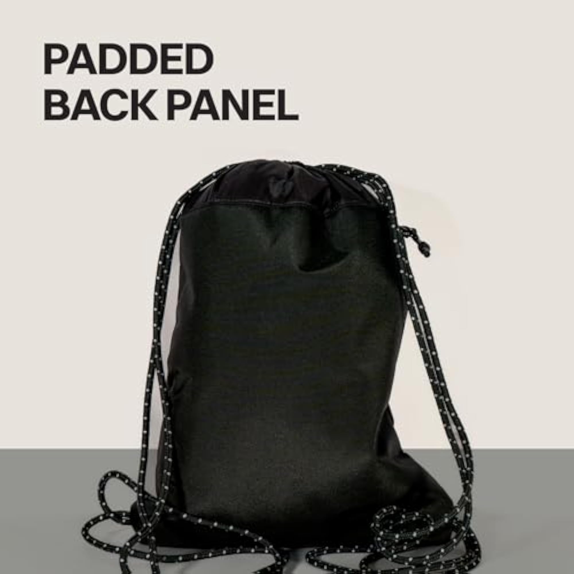 TIPS Drawstring Backpack Durable Ballistic Nylon